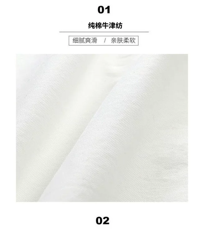 2018 thu đông mới bé trai áo sơ mi cotton dài tay trẻ em áo sơ mi trắng bé oxford