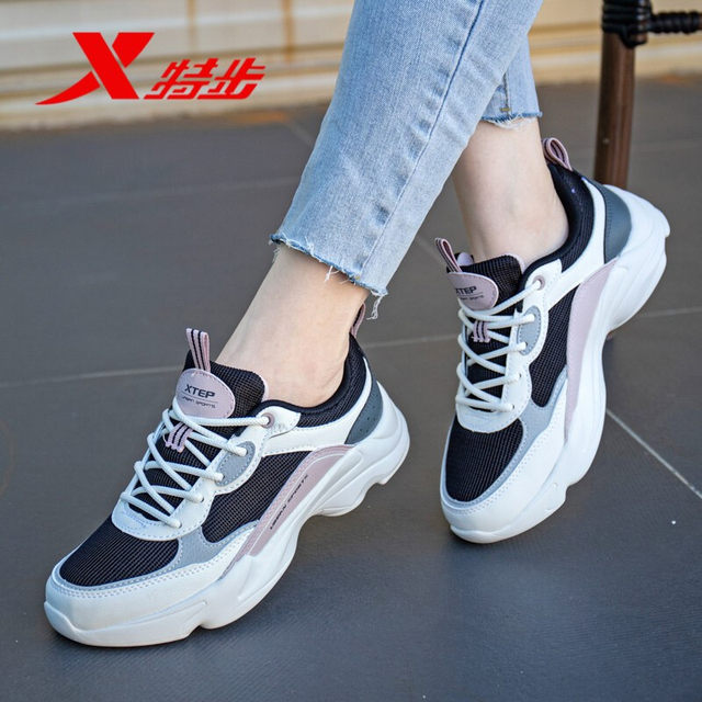 ເກີບແມ່ຍິງ Xtep ພໍ່ເກີບ sneakers summer ໃຫມ່ຢ່າງເປັນທາງການ flagship ຕາຫນ່າງທີ່ແທ້ຈິງ breathable ເກີບເດີນທາງສໍາລັບແມ່ຍິງ