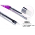Nail cung cấp công cụ trị liệu ánh sáng kéo dài hàng nhựa bút phẳng đầu tóc chải màu nhựa bút vẽ nail Công cụ Nail