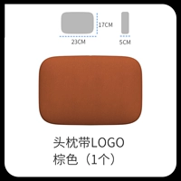 Логотип ремня с подушкой головки (1 коричневый) (биологический бархат+высокий бомба хлопок)