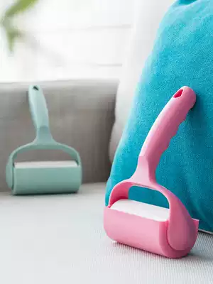 Sticky hair device Felt dust roll toilet paper tearable household clothes hair removal roller brush Sticky hair artifact roller replacement sticky hair