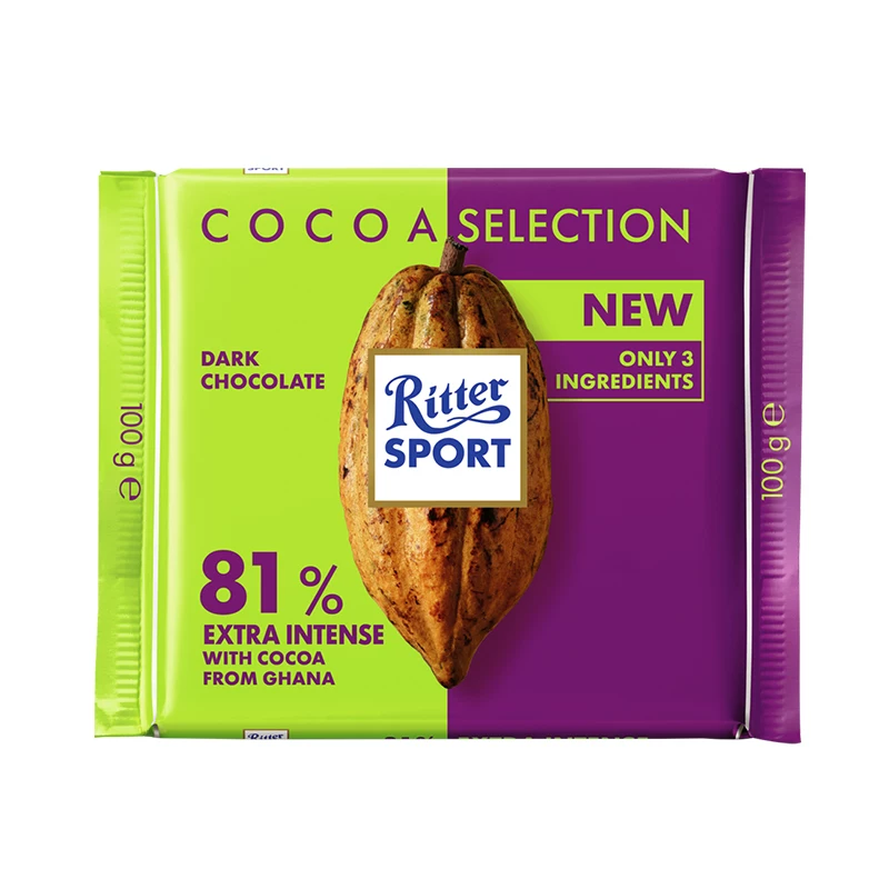 German Ritz hazelnut chocolate milk dark chocolate snacks cocoa butter without cocoa butter substitute