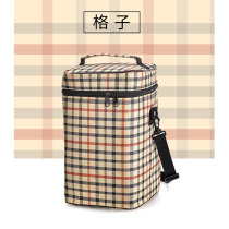 Heat preservation lunch box bag thick round rectangular lunch box packaging heat preservation barrel bag insulation cover portable warm bag