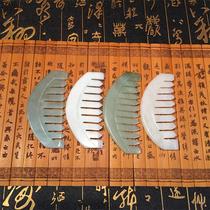 Natural jade comb wood comb no static wood comb massage head comb jade comb natural jade comb beauty comb