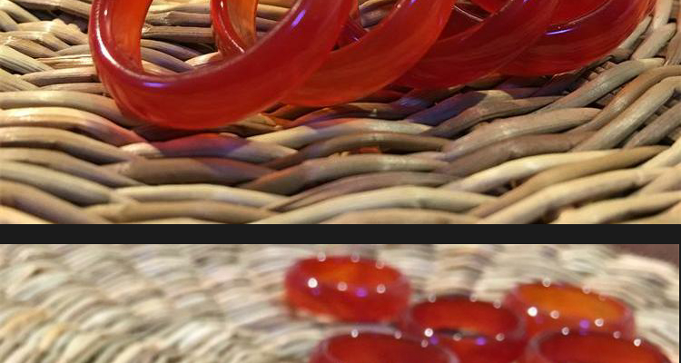 Nhẫn Agate chính hãng Nhẫn Chalcedony Nhẫn đỏ Nhẫn Cặp đôi Nam và nữ Ngọc Nhẫn Nhẫn đánh bạc nhẫn