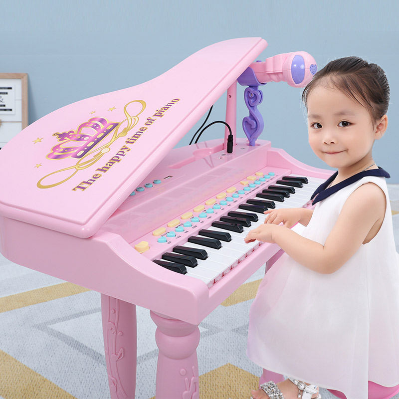 Children's electronic keyboard 1-3-6 years old girl beginner introduction Piano baby multi-functional can play music toys