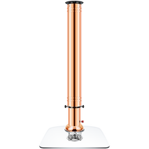 Barbecue smoke hood barbecue smoke hood barbecue shop exhaust system square glass hood barbecue exhaust telescopic pipe