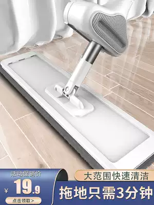 2020 new hand-free hand wash mop home a net flat mop lazy artifact Mop Mop Mop dry and wet dual use