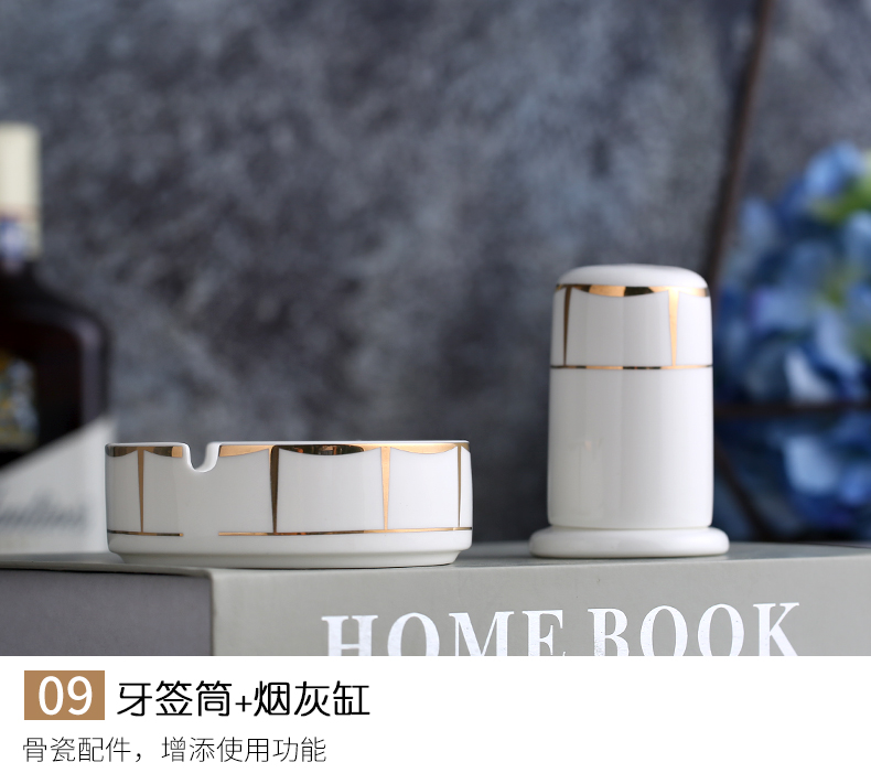 Household bowls plates tableware suit 56 first European contracted combination of ipads porcelain bowl chopsticks tableware box can be a microwave oven