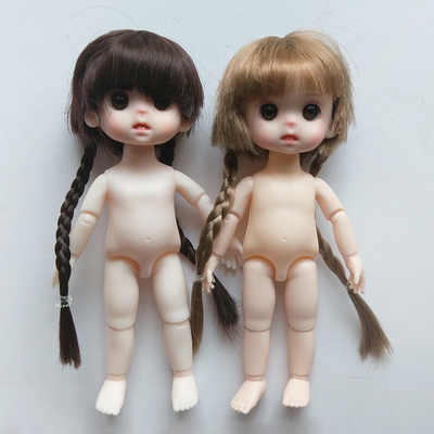 taobao agent 8 -point doll 16cm snowy white muscle 13 joint body 3D eye BJD makeup DIY hair transplant head toy men and women