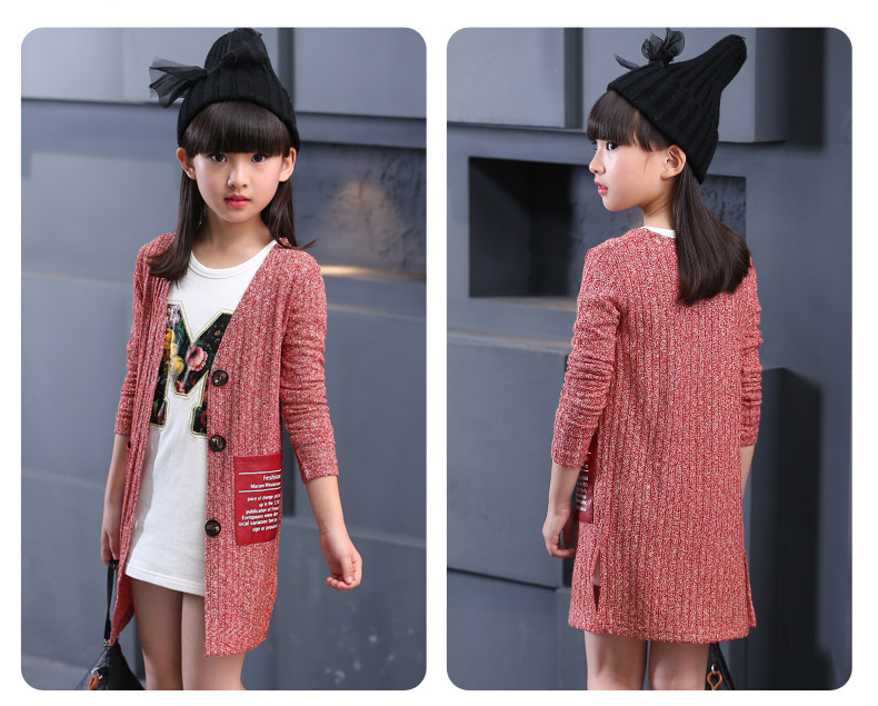 Pull fille DUOMAIDOU à manche longue - Ref 2105150 Image 18