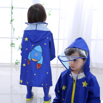 Round cute children poncho boys and girls primary school raincoat baby raincoat big brimmed hat infant garden children raincoat