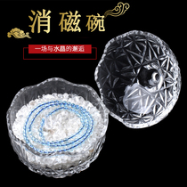 Crystal purification degaussing bowl white crystal degaussing stone gravel container royal guard salt vessel for Manza gem natural