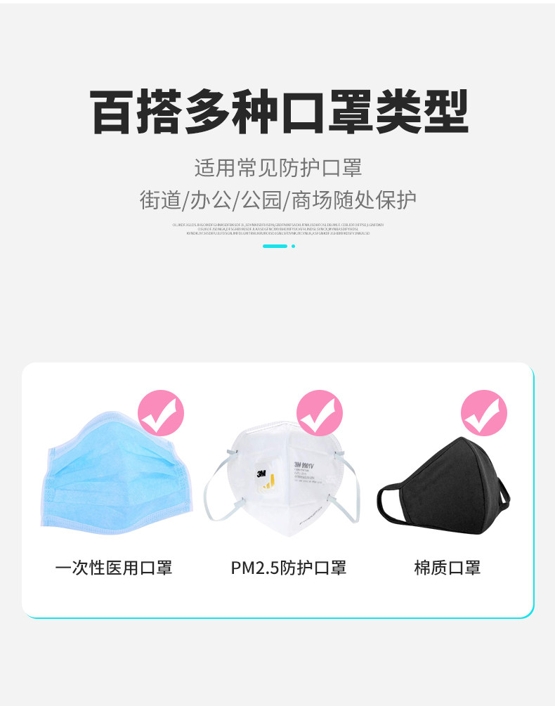 一次性口罩防护垫片 100片 含熔喷无纺布层 图7