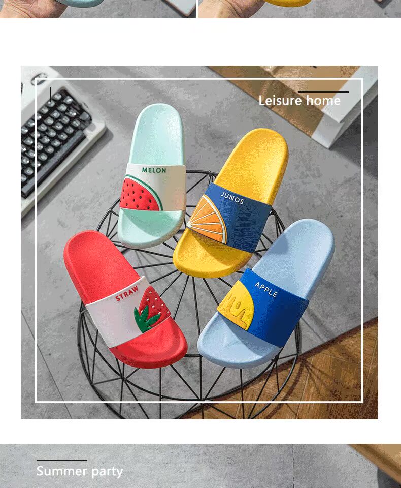 dép trong nhà nữ mùa hè hoạt hình dễ thương nhà vợ chồng nhà nhà mềm chống trượt dép phòng tắm vòi sen đáy và dép nam - Trang chủ dép đi trong nhà lock&lock