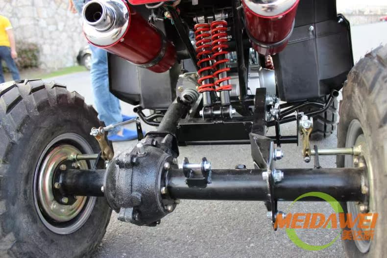 Động cơ 125cc kích thước bull bốn bánh off-road ATV xe máy mọi địa hình trục ổ đĩa mới cào cào mini