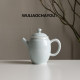 ເບື່ອຊາຫມູ່ເພື່ອນ Shadow Celadon Ningxiang ຫມໍ້ Ceramic Teapot ດຽວ Kung Fu ຊາຈີນຊຸດຊາໃນຄົວເຮືອນຊາຂະຫນາດນ້ອຍ