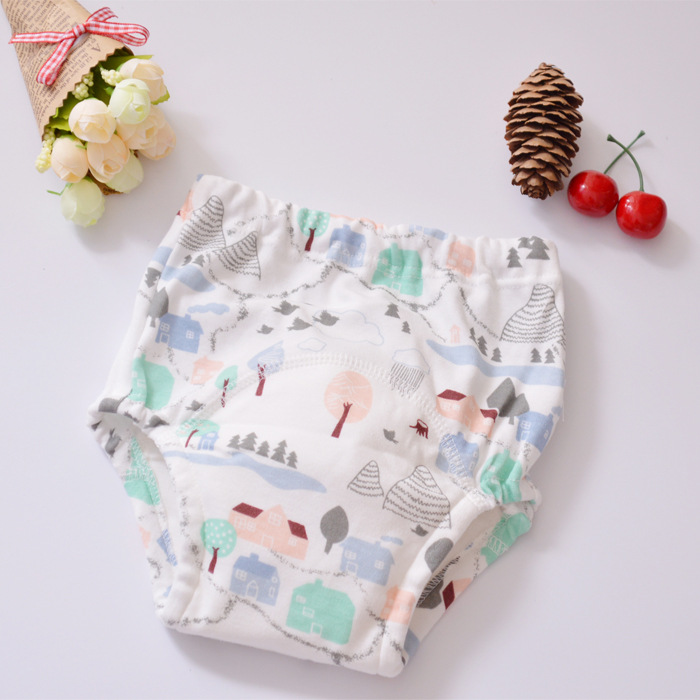 Summer baby diaper pants water-free non-wet anti-leakage pocket infant ...