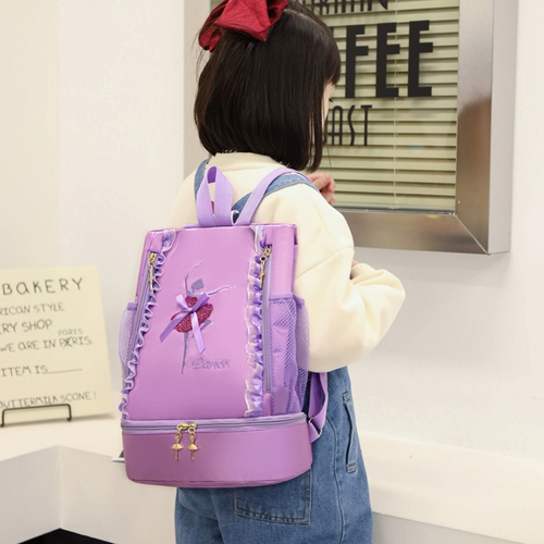 Новая танцевальная сумка детская танцевальная сумка детский танец рюкзак принцесса девочка танцевальная сумка балет