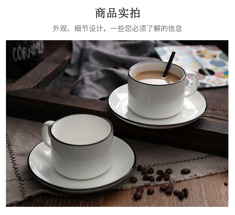 Simple suit coffee cup to as Philippines afternoon tea cups new keller cup Europe type tea ceramic water dish