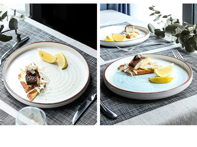 Creative western - style suits for to as Philippines steak household steak dinner plate plate plate Japanese contracted a knife and fork in northern Europe