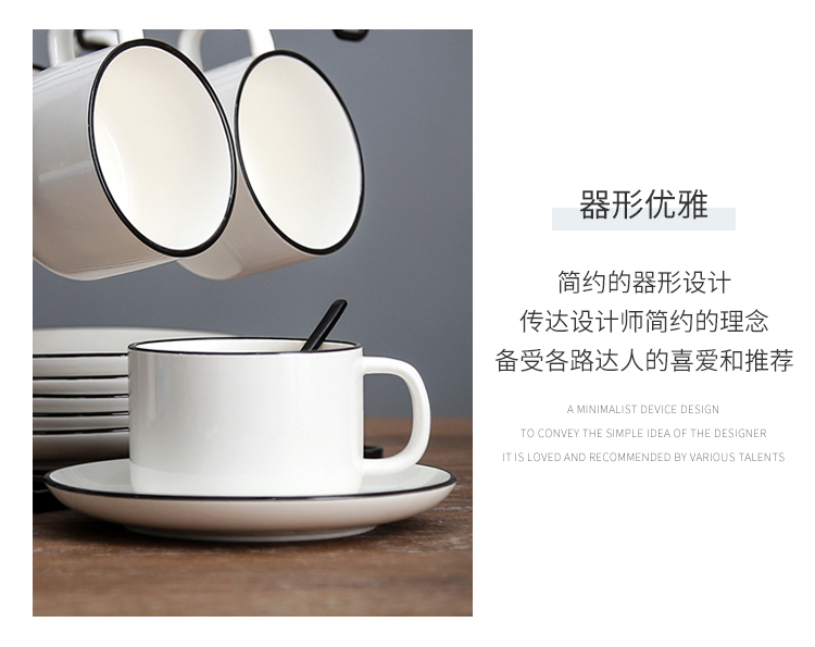 Simple suit coffee cup to as Philippines afternoon tea cups new keller cup Europe type tea ceramic water dish