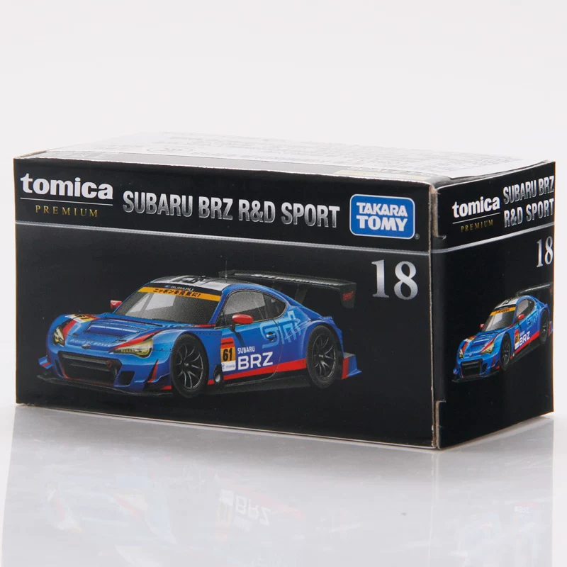 [TOMY/多美卡仿真合金小汽车模型黑盒旗舰版TP18斯巴鲁BRZ拉力赛车]