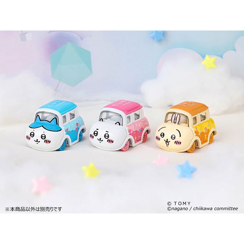 Tomy/Chiikawa Dream Card Collaboration Alloy Car Model Toy Chiikawa Usagi Tomy/Chiikawa Dream Card Collaboration Alloy Car Model Toy Chiikawa Usagi
