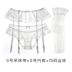 Châu Âu và Hoa Kỳ kích thước lớn phù hợp với garter trắng ren gợi cảm đồ lót gợi cảm đồ lót garter đồ lót vớ ba bộ dây nịt bít tất ren gợi cảm Nịt Tất