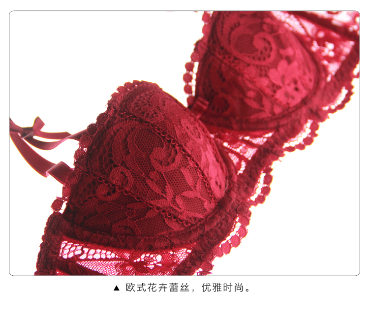 Sexy đen ren ngực nhỏ 1/2 nửa cup Áo ngực mỏng đặt đồ lót cám dỗ châu Âu và Mỹ shop đồ lót