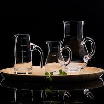 Crystal glass white wine dispenser with scale wine measuring device household public Cup pouring Hulk pot hotel split jug