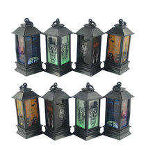Halloween scene decoration decoration lighting LED color luminous Ghost Festival lantern hanging light bar KTV decoration set