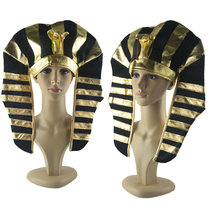 Halloween props dance cap Egyptian hair Old Hat party headdress COS Egyptian pharaoh hat