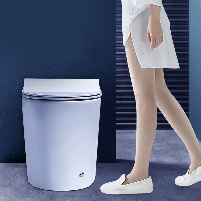 Kick Flush Toilet Feeling Household Siphon Pump Small Household Non Smart Regular Waterless Tank Toilet