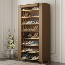 Dust-proof shoe rack multi-layer simple household shoe cabinet simple modern economical multifunctional bamboo wood living room shelf