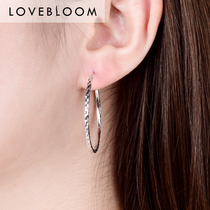 PT950 platinum earrings women PT999 pure gold earrings big circle earrings platinum earrings platinum earrings earrings