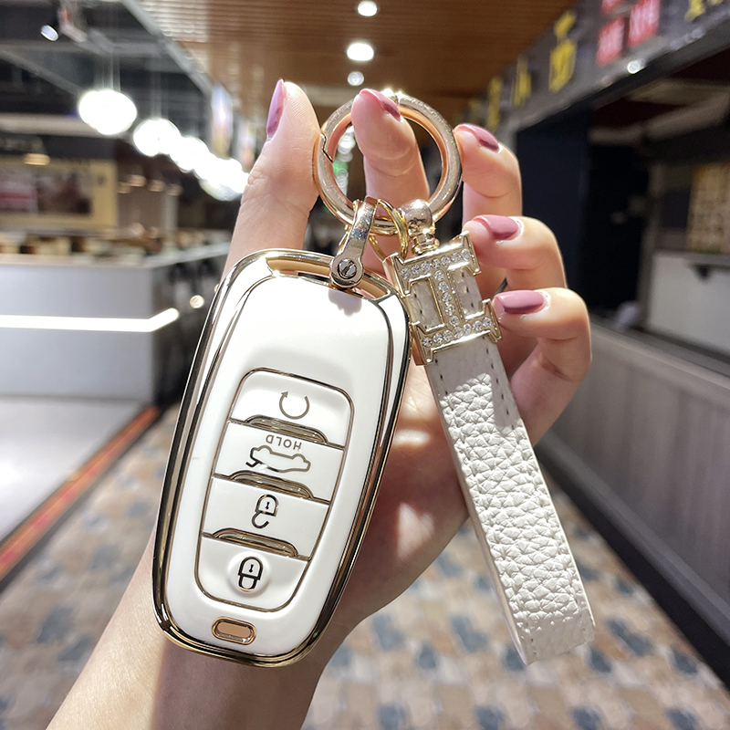 Hongqi h5 key cover h9 car ehs9 high-end new hs5 car hs7 special female 2022 22 keychain case