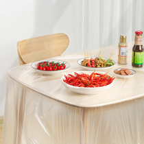 Disposable table cloth square banquet wedding table cloth plastic film waterproof dining cloth home party picnic table mat