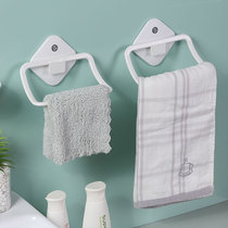 Childrens towel rack Bathroom bathroom punch-free wall hanging single pole kitchen drying rack Student dormitory
