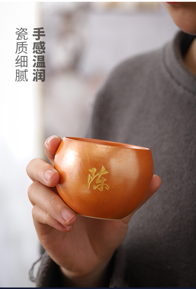 White porcelain firewood kung fu tea cups large master cup tea cup sample tea cup ceramic cups private custom - made cup