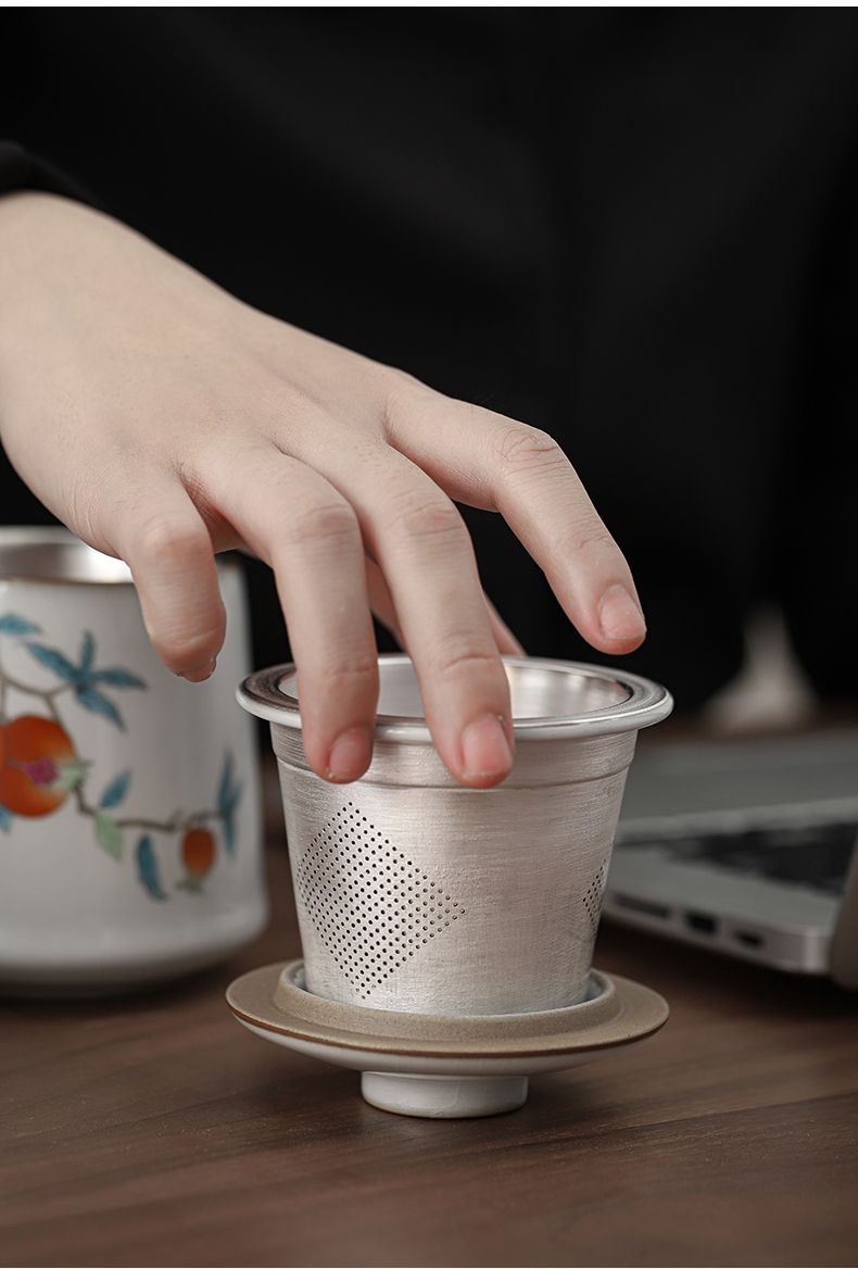 The new office cup dragon Xiu cup on your up kung fu tea cups filter your porcelain glass ceramic cups kung fu tea cups