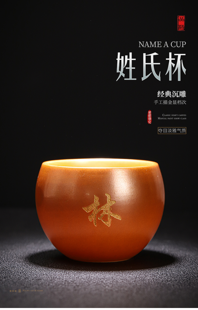 White porcelain firewood kung fu tea cups large master cup tea cup sample tea cup ceramic cups private custom - made cup