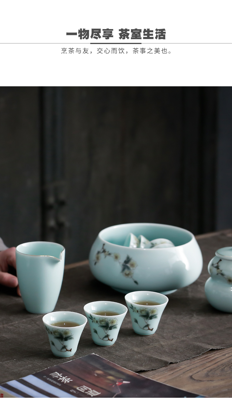 Celadon tea wash your writing brush washer from kung fu tea tea accessories cup was washed jingdezhen ceramic large tea to wash