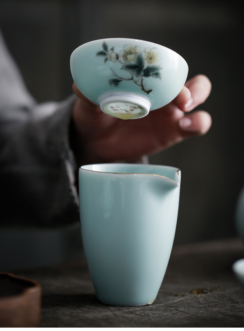 Kay celadon from the points of tea ware jingdezhen ceramics fair keller tea tea tea accessories