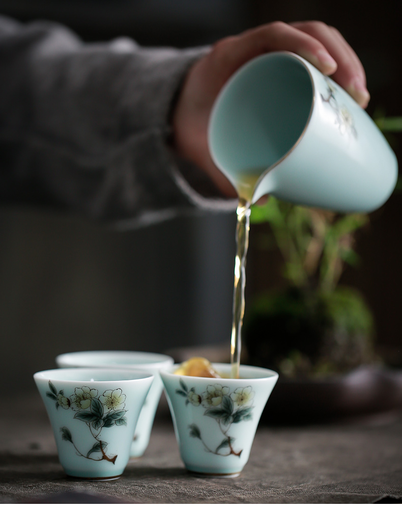 Kay celadon from the points of tea ware jingdezhen ceramics fair keller tea tea tea accessories