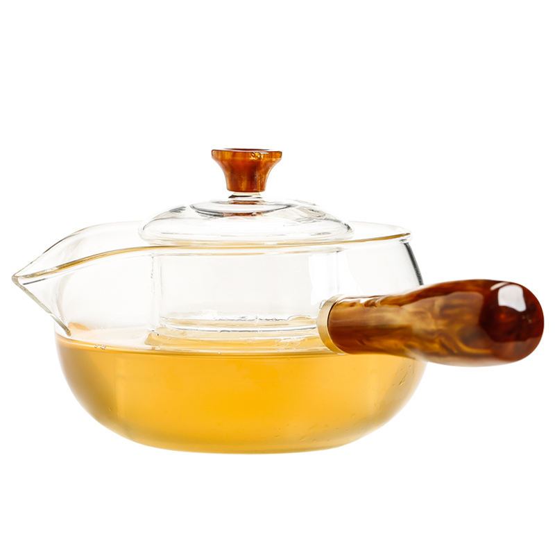 High temperature resistant glass side put the pot with thick black the boiled tea, the electric TaoLu cooking pot kung fu tea tea kettle furnace