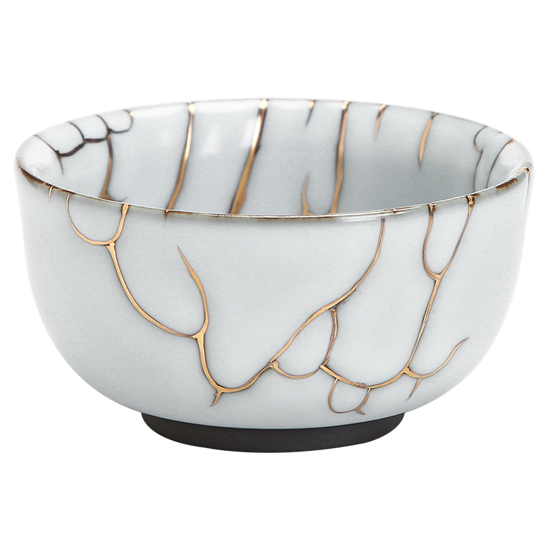 Up with chi wild cup 24 k gold cup manually jingdezhen ceramic cup sample tea cup tea master cup personal cup