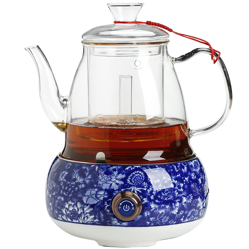 Kate boiled tea is black tea thickening heat - resistant glass tea set tea teapot TaoLu kettle large household