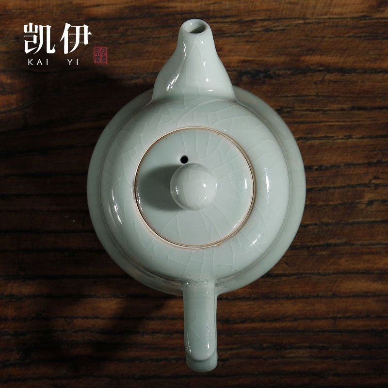 Kate your up ceramic teapot tea set gourd pot pot of single pot, kung fu tea set the home can be a pot of your porcelain