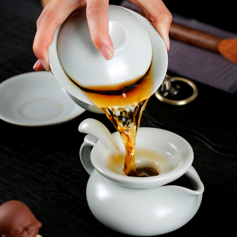 Kate your up crack can keep a piece of tea sea ceramics points opener large justice, don 't kung fu tea accessories